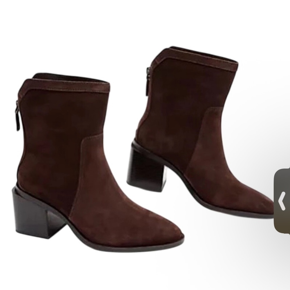 Vince Camuto Dark Brown Heeled NEW Boots w/ box!